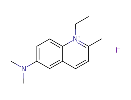 1-ethyl-6-dimethylamino-2-methyl-quinolinium; iodide