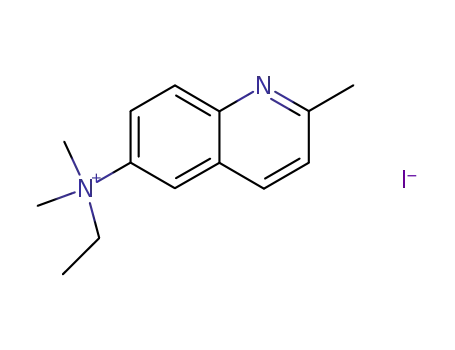 ethyl-dimethyl-(2-methyl-[6]quinolyl)-ammonium; iodide