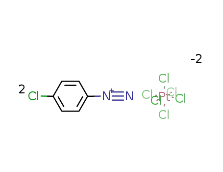 4-chloro-benzenediazonium; hexachloroplatinate (IV)