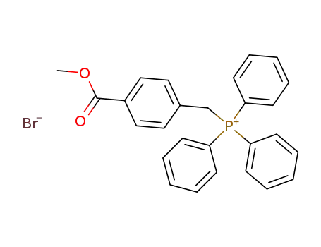 Molecular Structure of 1253-46-9 (4-CARBOMETHOXYBENZYL TRIPHENYLPHOSPHONIUM CHLORIDE)
