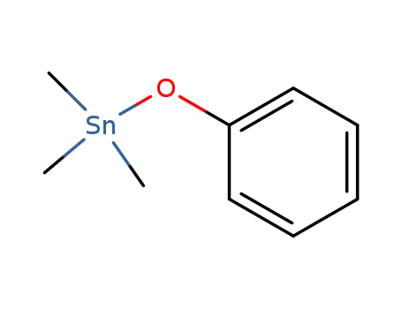Molecular Structure of 1529-50-6 (Stannane, trimethylphenoxy-)