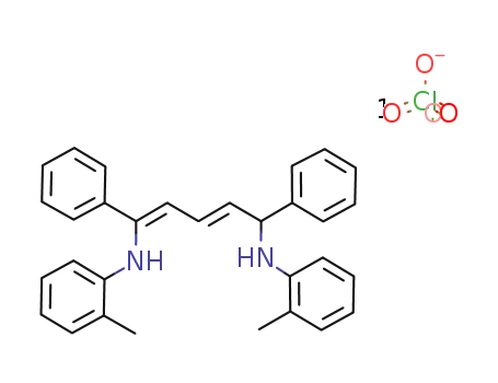 1,5-di-1,5-diphenylpenta-2,4-dienylium perchlorate