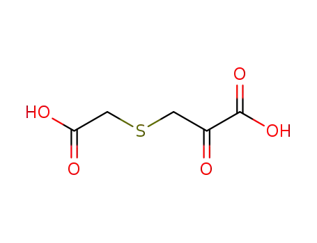 Molecular Structure of 51783-05-2 (3-[(carboxymethyl)sulfanyl]-2-oxopropanoic acid)