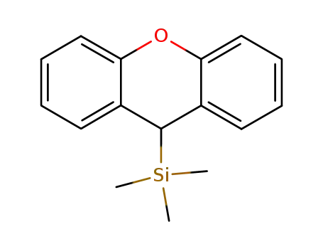Molecular Structure of 67274-34-4 (Silane, trimethyl-9H-xanthen-9-yl-)