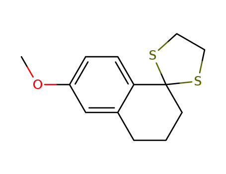 6'-methoxy-3',4'-dihydro-2'H-spiro[1,3-dithiolane-2,1'-naphthalene]