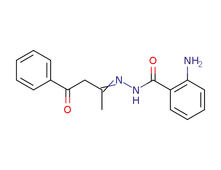 2-Amino-benzoic acid [1-methyl-3-oxo-3-phenyl-prop-(E)-ylidene]-hydrazide