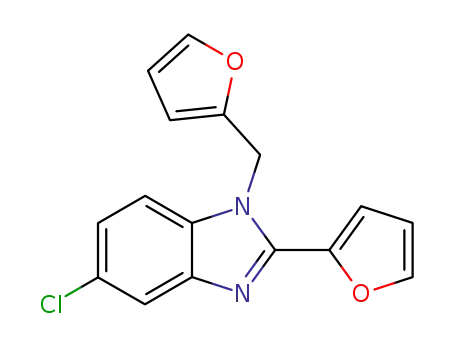 5-Chloro-2-furan-2-yl-1-furan-2-ylmethyl-1H-benzoimidazole