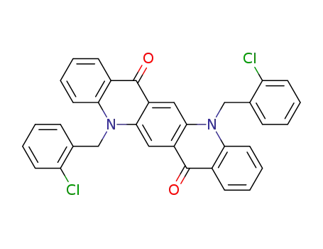 5,12-Bis-(2-chloro-benzyl)-5,12-dihydro-quino[2,3-b]acridine-7,14-dione
