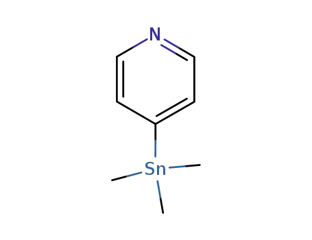 Molecular Structure of 59020-06-3 (Trimethyl(4-pyridyl)tin)