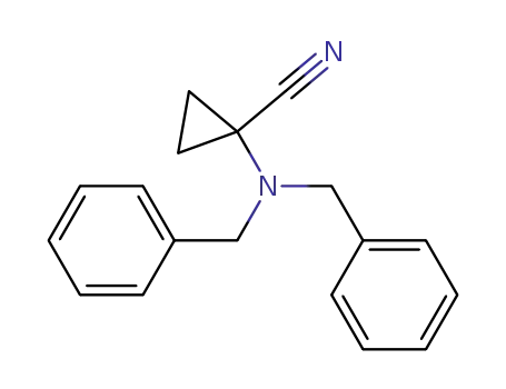 1-<(dibenzyl)amino>cyclopropanecarbonitrile