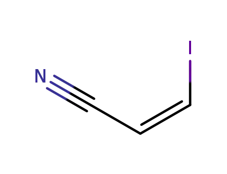 Molecular Structure of 137627-62-4 (2-Propenenitrile, 3-iodo-, (Z)-)
