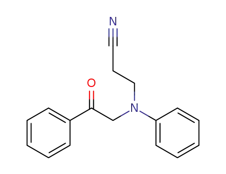 3-[(2-Oxo-2-phenyl-ethyl)-phenyl-amino]-propionitrile