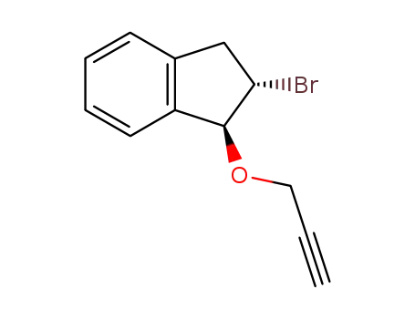 2-Bromo-1-(2-propynyloxy)indane