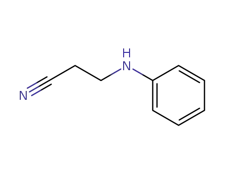 Molecular Structure of 1075-76-9 (3-Anilinopropionitrile)