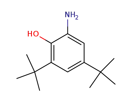 Molecular Structure of 1643-39-6 (2-AMINO-4,6-DI-TERT-BUTYLPHENOL)