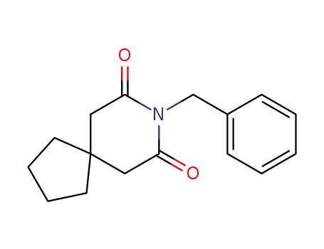 Molecular Structure of 77261-38-2 (8-Azaspiro[4.5]decane-7,9-dione, 8-(phenylmethyl)-)