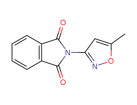 Molecular Structure of 91377-59-2 (1H-Isoindole-1,3(2H)-dione, 2-(5-methyl-3-isoxazolyl)-)