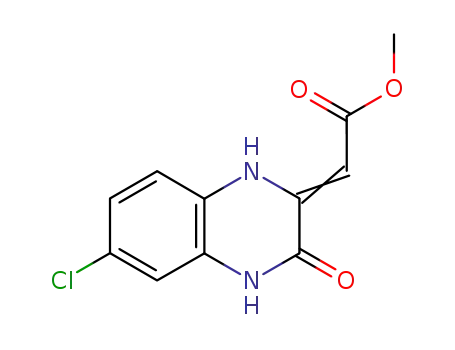 7-chloro-3-methoxycarbonylmethylene-2-oxo-1,2,3,4-tetrahydroquinoxaline