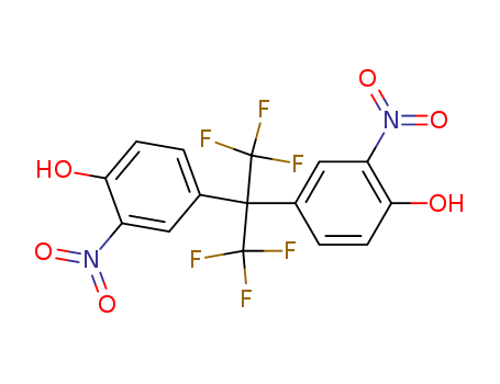 Phenol, 4,4'-[2,2,2-trifluoro-1-(trifluoromethyl)ethylidene]bis[2-nitro-