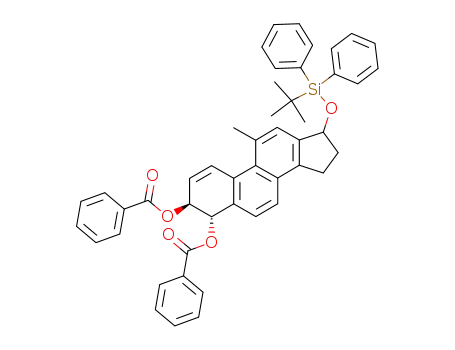 17-<(tert-Butyldiphenylsilyl)oxy>-trans-3,4-bis(benzoyloxy)-15,16-dihydro-11-methylcyclopentaphenanthrene