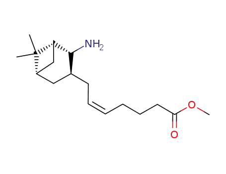 (1R,2R,3S,5S)-(5Z)-7-(2-amino-6,6-dimethylbicyclo[3.1.1]hept-3-yl)-hept-5-enoic acid methyl ester