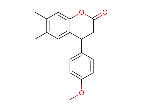 6,7-dimethyl-4-(4'-methoxyphenyl)-3,4-dihydrocoumarin