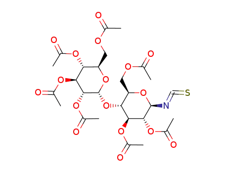 2,3,6-tri-O-acetyl-4-O-[2,3,4,6-tetra-O-acetyl-α-D-glucopyranosyl]-β-D-glucopyranosyl isothiocyanate