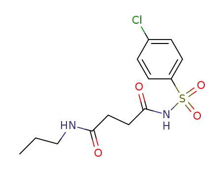 N-4-Chlorphenylsulfonyl-N'-n-propyl-bernsteinsaeurediamid