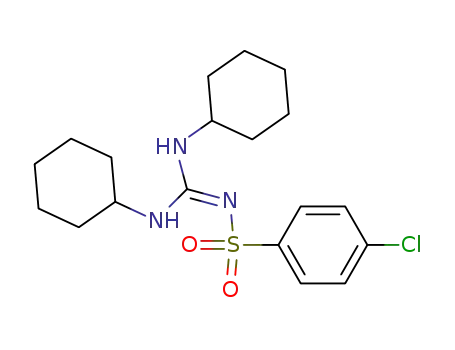 N-(bis(cyclohexylamino)methylene)-4-chlorobenzenesulfonamide