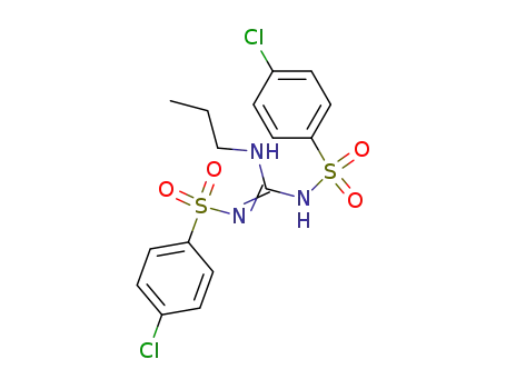 N,N'-Bis-(4-chlorphenylsulfonyl)-N''-n-propylguanidin