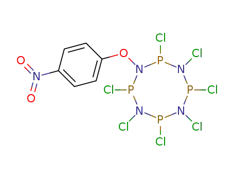 1,2,3,4,5,6,8-Heptachloro-7-(4-nitro-phenoxy)-[1,3,5,7,2,4,6,8]tetrazatetraphosphocane