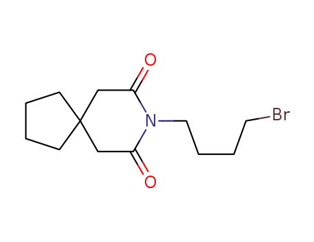 Molecular Structure of 80827-62-9 (8-(4-BroMobutyl)-8-azaspiro[4.5]decane-7,9-dione)