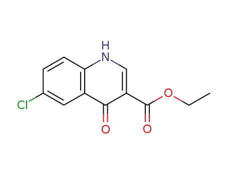 6-chloro-4-oxo-1,4-dihydroquinoline-3-carboxylic acid ethyl ester