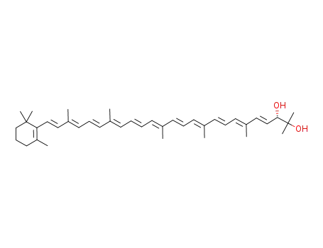 (all-E,2'S)-3',4'-didehydro-1',2'-dihydro-β,φ-carotin-1',2'-diol