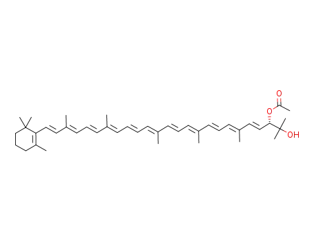 (all-E,2'S)-2'-acetoxy-3',4'-didehydro-1',2'-dihydro-β,φ-carotin-1'-ol