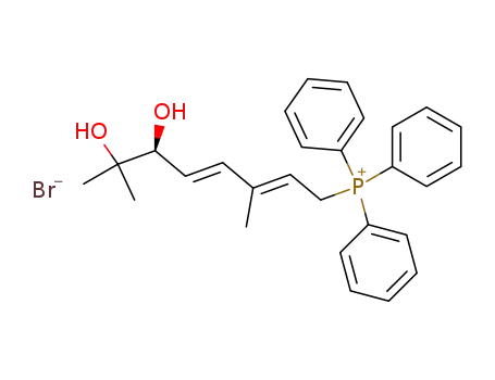 <(6S,4E)-6,7-dihydroxy-3,7-dimethyl-2,4-octadien-1-yl>triphenylphosphoniumbromid