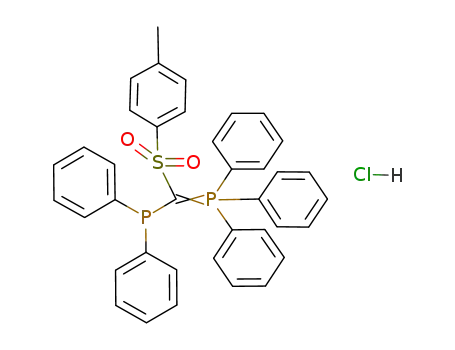 1-[Diphenylphosphanyl-(triphenyl-λ5-phosphanylidene)-methanesulfonyl]-4-methyl-benzene; hydrochloride