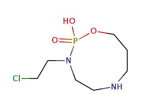 3-(2-Chloro-ethyl)-2-oxo-2λ5-[1,3,6,2]oxadiazaphosphonan-2-ol