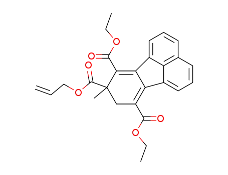 8-Methyl-8,9-dihydro-fluoranthene-7,8,10-tricarboxylic acid 8-allyl ester 7,10-diethyl ester