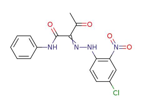 2-(4-chloro-2-nitro-phenylhydrazono)-3-oxo-butyric acid anilide