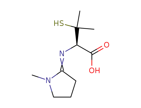 (R)-3-mercapto-3,3-dimethyl-2-(1-methyl-pyrrolidine-2-ylideneamino)-propanoic acid