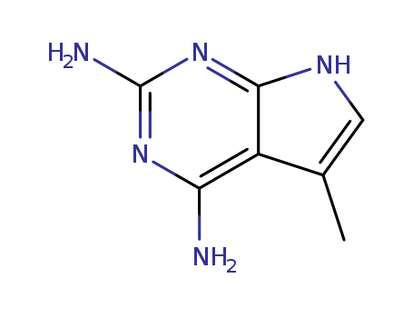 7H-Pyrrolo[2,3-d]pyrimidine-2,4-diamine,5-methyl-