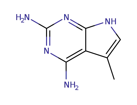 2,4-Diamino-5-methylpyrrolo<2,3-d>pyrimidine