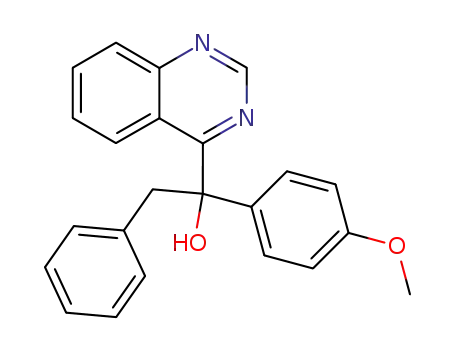 1-(4-methoxyphenyl)-2-phenyl-1-(quinazoline-4-yl)ethanol