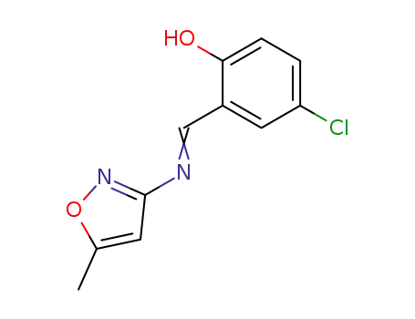 3-(2-hydroxy-8-chlorobenzylideneamino)-5-methylisoxazole