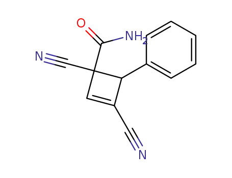1,3-Dicyano-4-phenyl-cyclobut-2-enecarboxylic acid amide