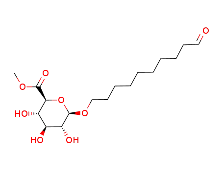 (2S,3S,4S,5R,6R)-3,4,5-Trihydroxy-6-(10-oxo-decyloxy)-tetrahydro-pyran-2-carboxylic acid methyl ester