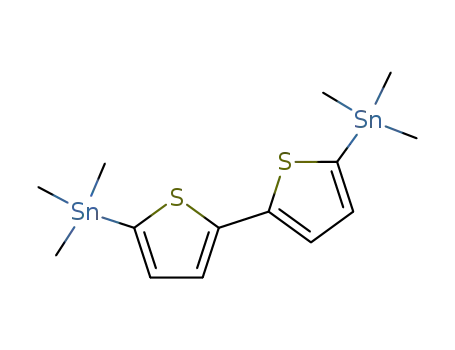 Molecular Structure of 143367-56-0 (5,5'‐
bis(triMethylstannyl)‐
2,2'‐bithiophene)