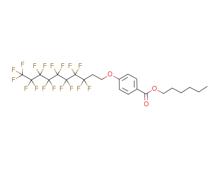 4-(3,3,4,4,5,5,6,6,7,7,8,8,9,9,10,10,10-heptadecafluoro-decyloxy)-benzoic acid hexyl ester