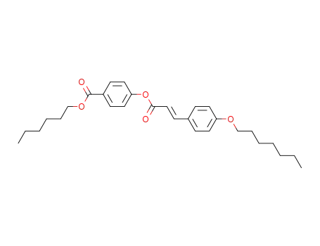 4-[(E)-3-(4-Heptyloxy-phenyl)-acryloyloxy]-benzoic acid hexyl ester